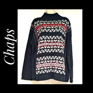 Chaps Sweaters - Woman's Chaps Mock Turtle Neck Sweater Size Large Chaps Sweaters - Woman's Chaps Mock Turtle Neck Sweater Size Large